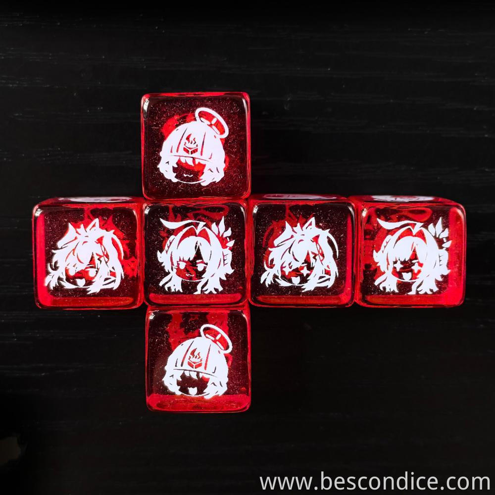 Custom Printing Dice 16mm Custom Printing Dice 16mm